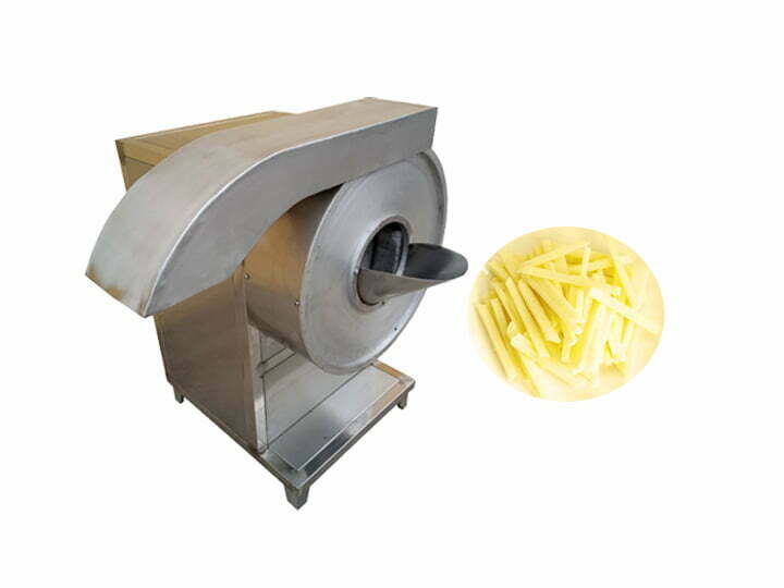 Potato strips cutting machine